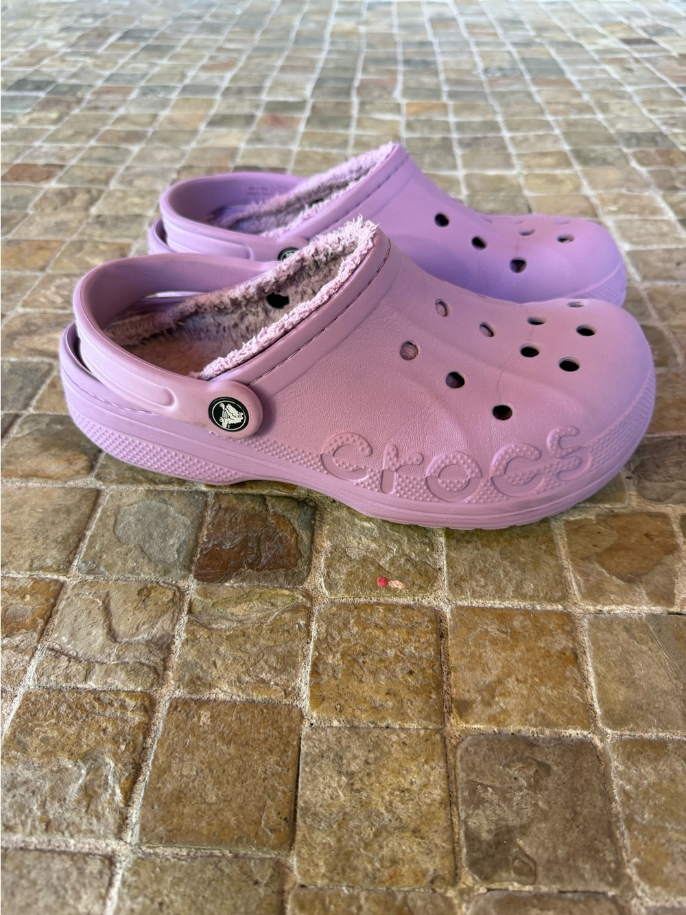 Purple lined crocs - Picture 4 of 9